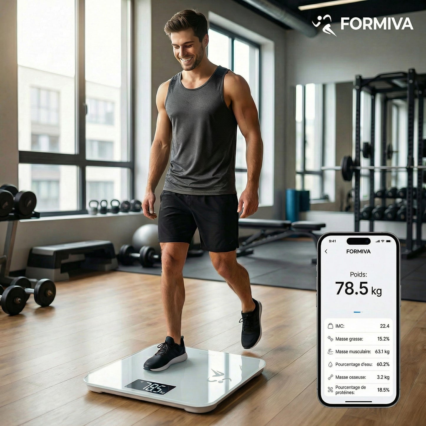 Pèse Personne Connecté FORMIVA™